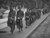 Walk of the monks in the morning - Luang Prabang, Laos