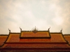 Was told by the locals that temples have 'rankings'. Their importance is signified by the number of umbrella-like structures on top of the roof. The more there are, the higher the rank. - Luang Prabang, Laos